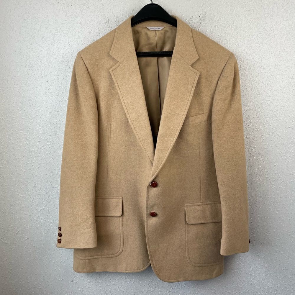 Klopfensteins Tailored Camel Hair Blazer EUC